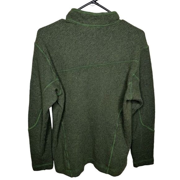 Mountain Hardwear Mens Wool Blend 1/2 Zip Sweater Medium - Picture 2 of 3